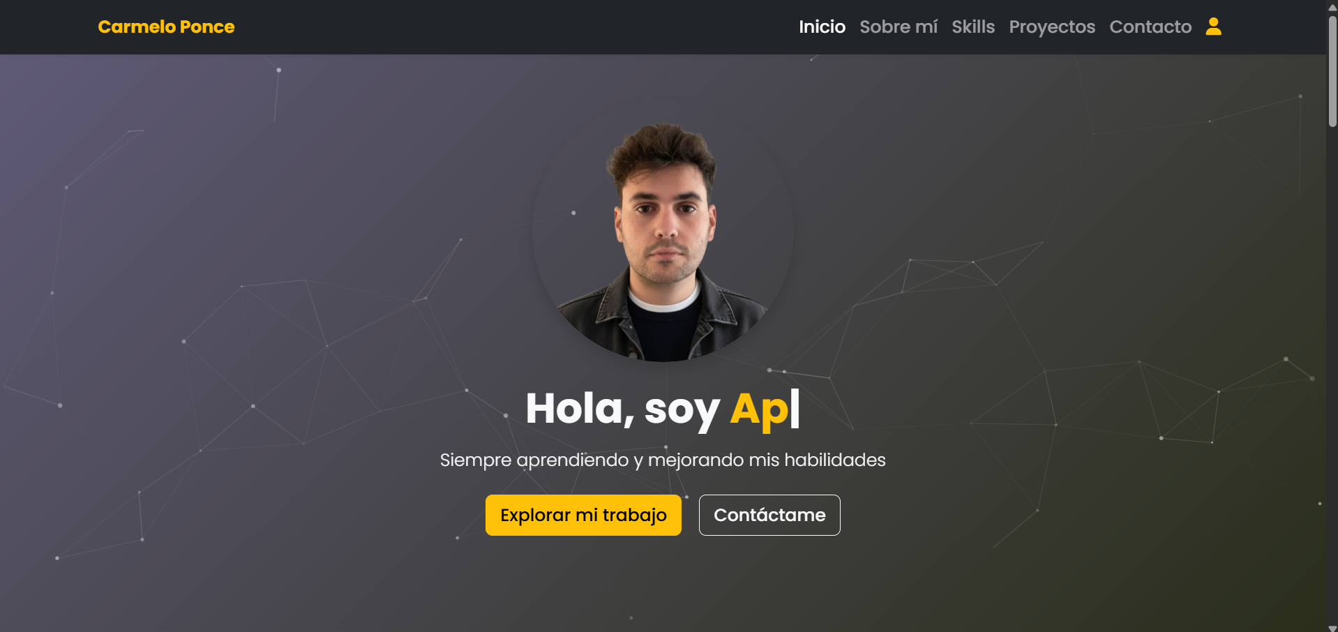 Portfolio Interactivo: Gestión Dinámica y Personalizada